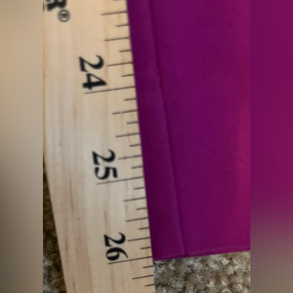 WHBM Slim Ankle Twilight Plum Pants size 0R - Picture 6 of 12